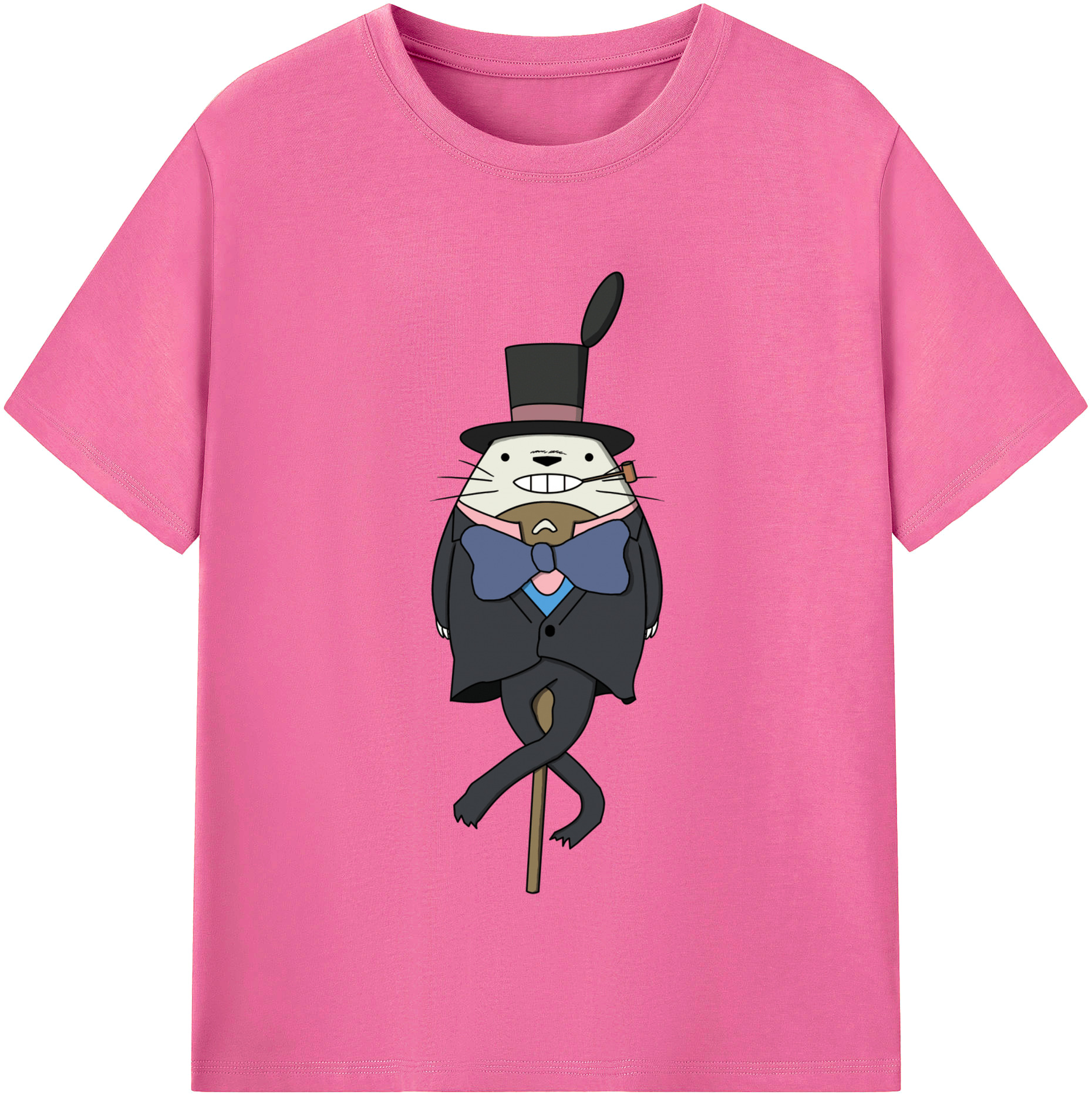 （画像用） となりのトトロ 草壁メイ 草壁サツキ My Neighbor Totoro Satsuki Kusakabe Mei Kusakabe レディースカジュアルプリントTシャツ（綿100％）
